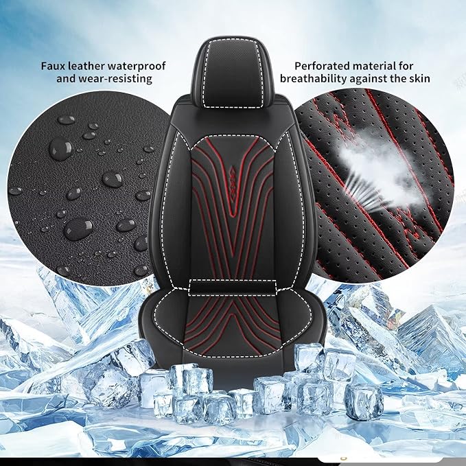 Seat Covers for Car Fit for Toyota Camry 2025 2024 2023-2012: Front Seat Covers - Image 3