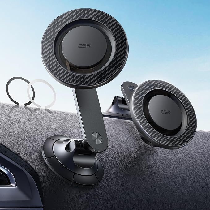 ESR for MagSafe Car Mount, Upgraded Dashboard Magnetic Phone Holder for Car by ESR