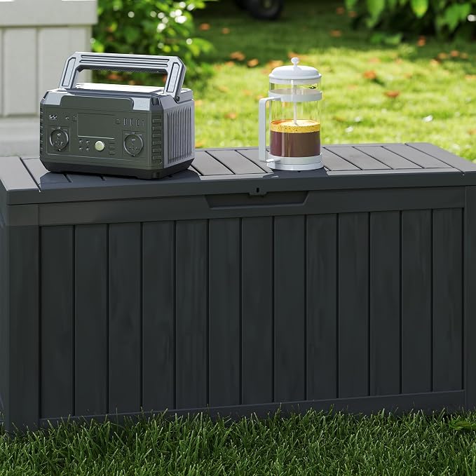 90 Gallon Lockable Resin Deck Box - Image 5