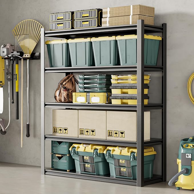 JHYKHG 72" H Storage Shelves, 5-Tier Heavy Duty Garage Shelving, Adjustable by Unknown