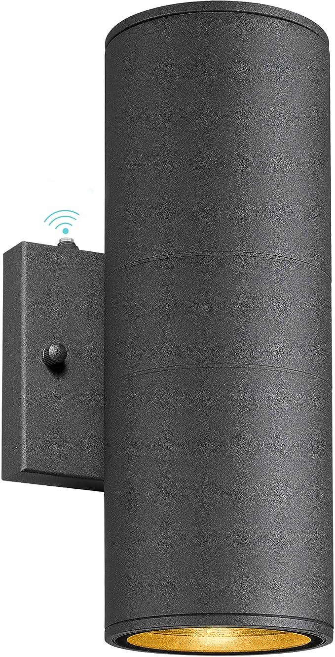 Ken & Ricky Outdoor Wall Light, Dusk to Dawn Sensor Exterior Light Fixture by KenRicky