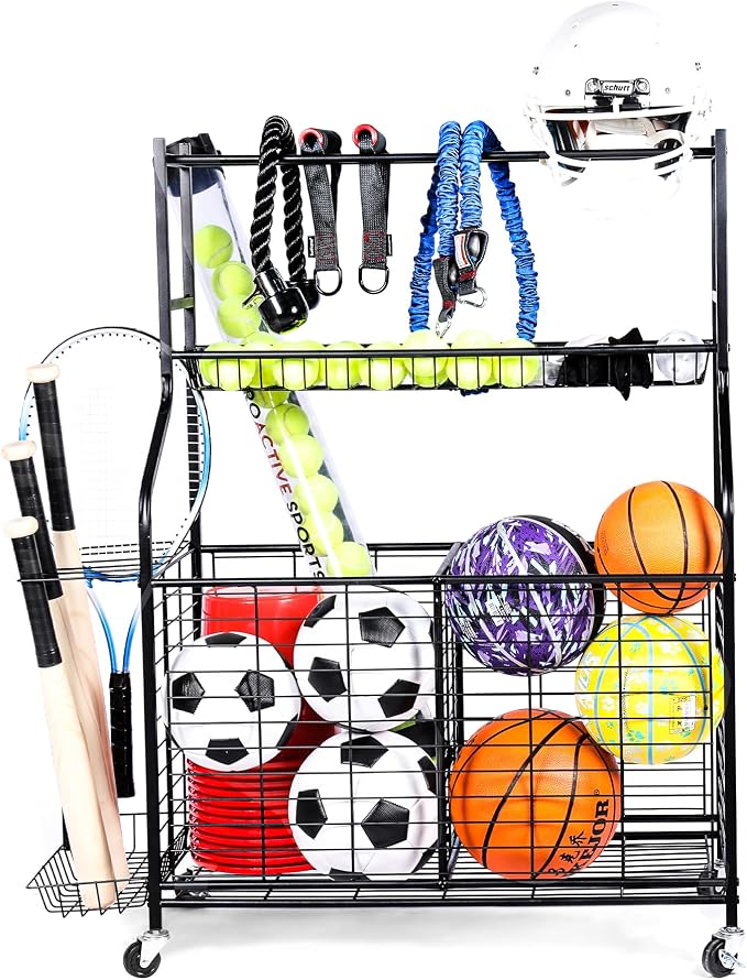 Sports Equipment Organizer by Unknown