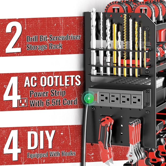 Large Power Tool Organizer Wall Mount - Image 4
