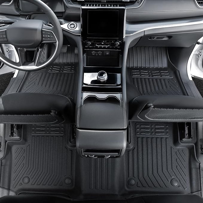 Floor Mats Set for 2022-2025 Jeep Grand Cherokee Accessories, Full Coverage All - Image 3