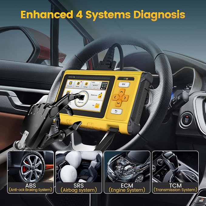 OBD2 Scanner Diagnostic Tool, ECM/TCM/ABS/SRS 4 System Deeply Scanner - Image 2