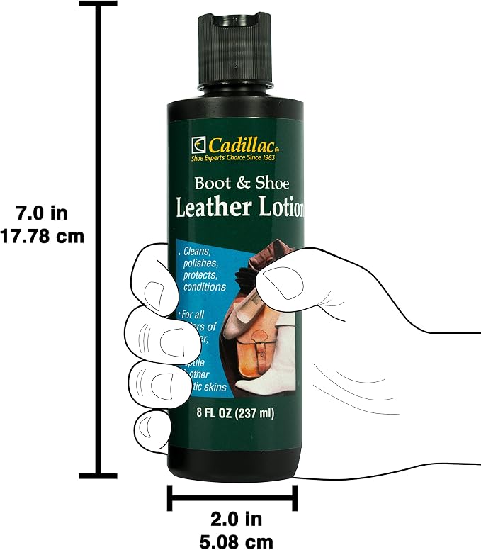 Cadillac Boot and Shoe Leather Lotion, 8 Fl Oz - Image 4