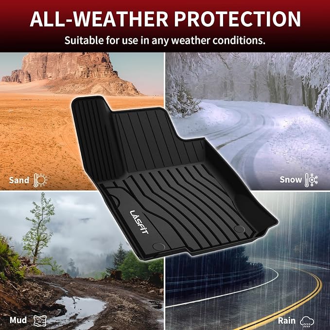 LASFIT Floor Mats for Mercedes Benz GLE 2019 2018 2017 2016 350/400 / 43 AMG / - Image 8