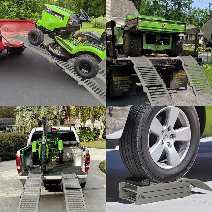 77.2" L x 9.8" W Truck Ramps, 1212 Lbs Loading Ramps - Image 7