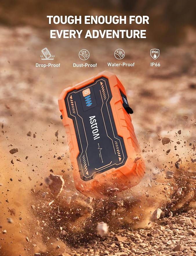 AstroAI S8 Pro Car Battery Jump Starter, 3000A Peak Jump Starter Battery Pack - Image 4