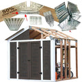 EZBUILDER 50 Structurally Stronger Truss Design Shed Builds 6in - 14in Widths by EZBUILDER
