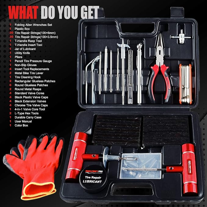 Heavy Duty Tire Repair Tools Kit - Image 3