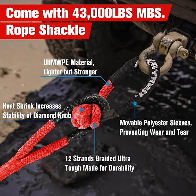 FieryRed Kinetic Recovery Rope Kit - Image 7