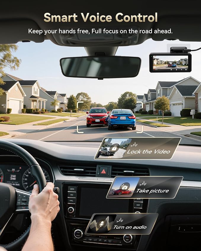 REDTIGER F77 4K+4K Dash Cam Front and Rear, Dual STARVIS 2 IMX678 HDR, Built-in - Image 5