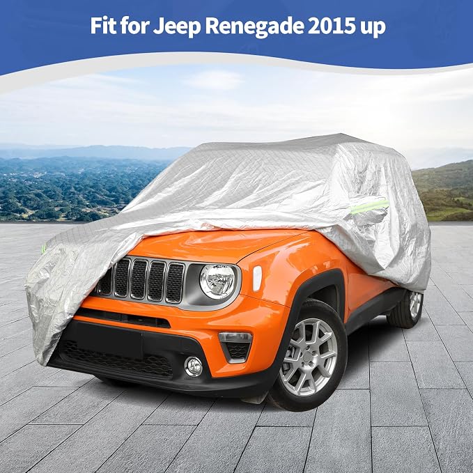 RT-TCZ for Renegade Car Cover Weatherproof Covers for Jeep Renegade 2015 2016 - Image 5
