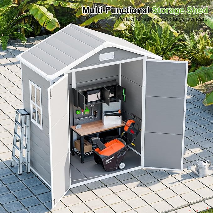 6x3 Shed Resin Outdoor Storage - Image 6