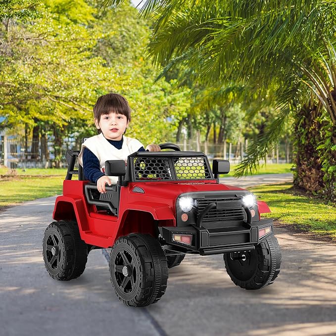 Costzon Ride on Car, 12V Battery Powered Truck Vehicle - Image 9