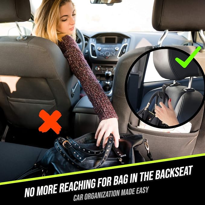 Car Hooks – Durable Headrest Hooks - Image 4