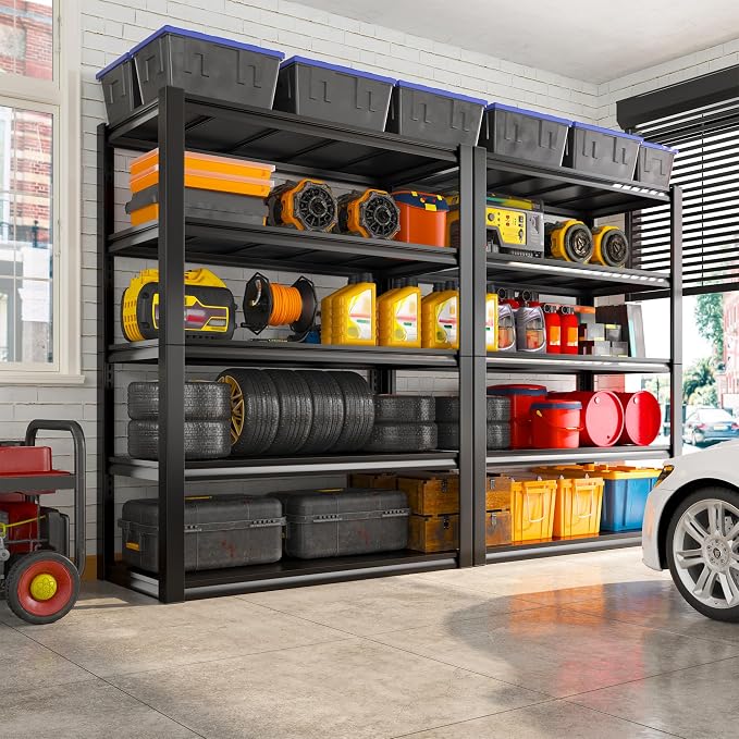 REIBII Garage Shelving Heavy Duty Garage Storage Shelves, Extra Large - Image 2