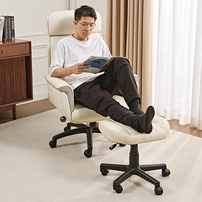 EUREKA ERGONOMIC Multi-Use Foot Stool, Height Adjustable Footrest Stool - Image 2