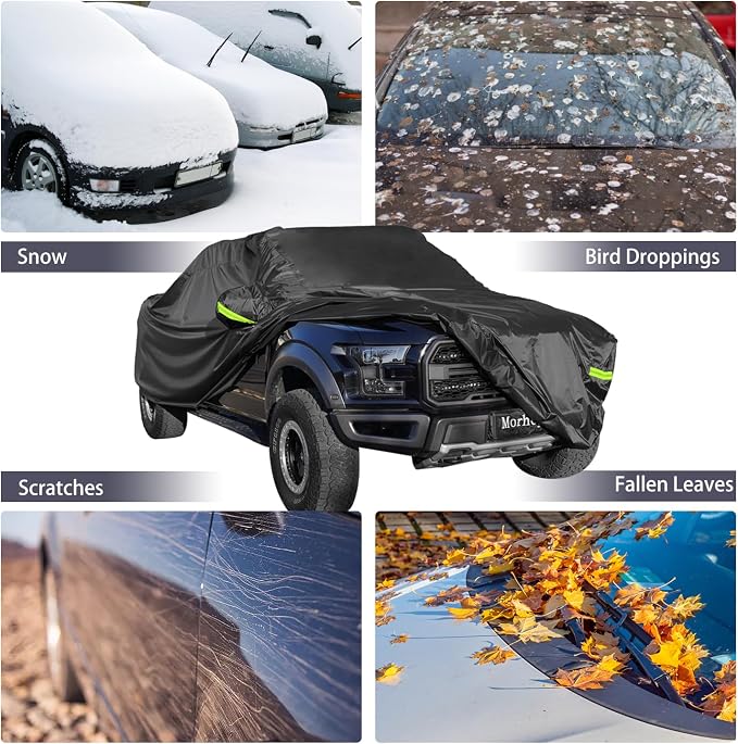 Pickup Truck Cover Waterproof All Weather, Outdoor Indoor Truck Protection Cover - Image 6