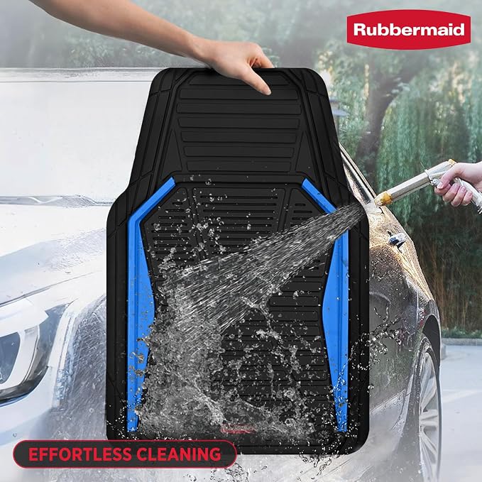 Rubbermaid Car Mat Full Set All-Weather Heavy-Duty 4 Pieces– Trim-to-Fit - Image 3