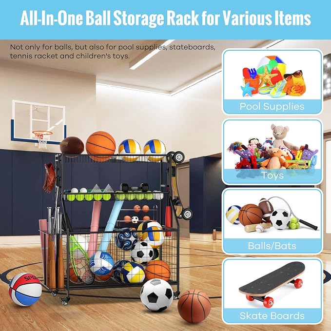 WUC Sports Equipment Organizer - Image 3