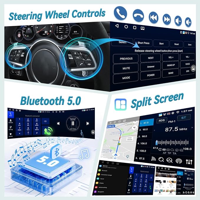9 inch Car Radio for VW Jetta Passat Seat Golf Tiguan Beetle, 9inch Touch - Image 6