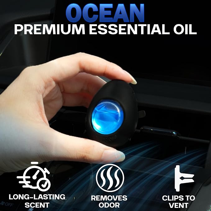 Air Jungles Car Air Freshener Vent Clip 3 Count, Ocean Scent, 4 ml Each - Image 5