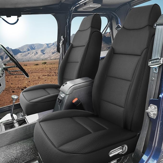 GIANT PANDA Full Set Car Seat Covers Customized Jeep Wrangler TJ Rubicon Sahara by GIANTPANDA