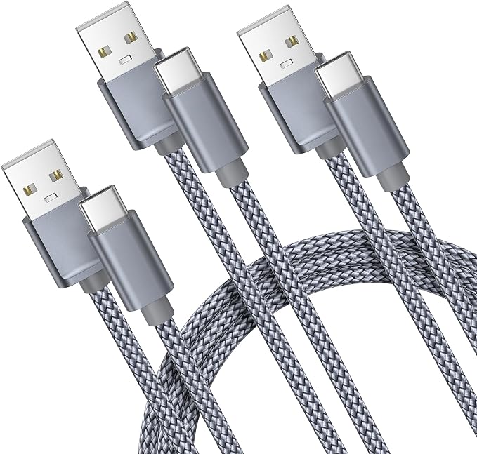 Basesailor USB Type C Charger Cable 3-Pack 3.3/6.6/10FT, Charging Power Cord by Basesailor