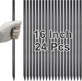 VVOKGO Rebar Stakes 16 Inches Ground Concrete Form Stakes, Straight Metal by VVOKGO