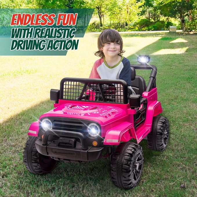 JOYMOR 12V Kids Ride on Truck - Image 7