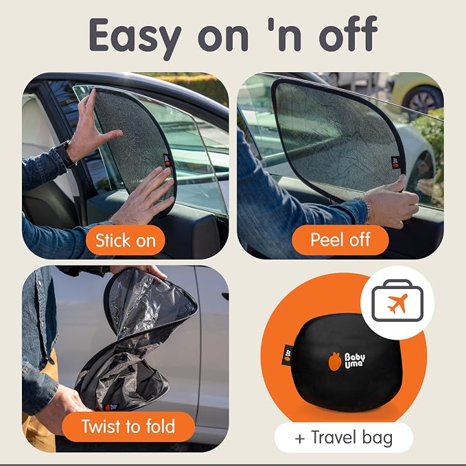 Onco Baby Car Mirror & Car Window Shades Bundle - Image 7