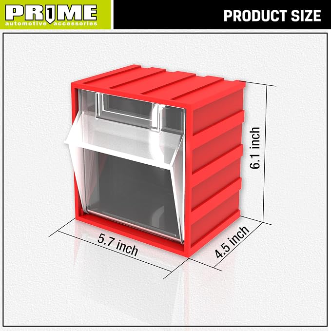 PR1ME 1 pc Garage Wall Mounted Storage organizer bin - Image 2