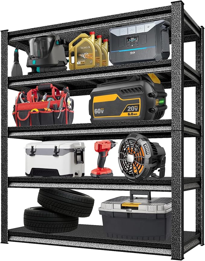 Garage Storage Shelves Heavy Duty, 48”W Garage Shelving and Storage Rack - Image 7