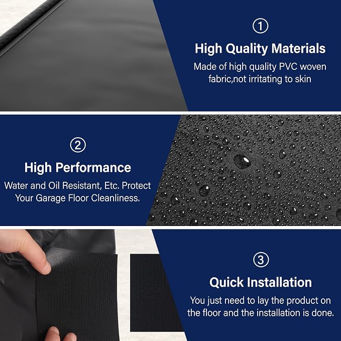 Garage Car Mat, Non-Slip Garage Floor Mat, Heavy Duty Waterproof Containment Mat - Image 4
