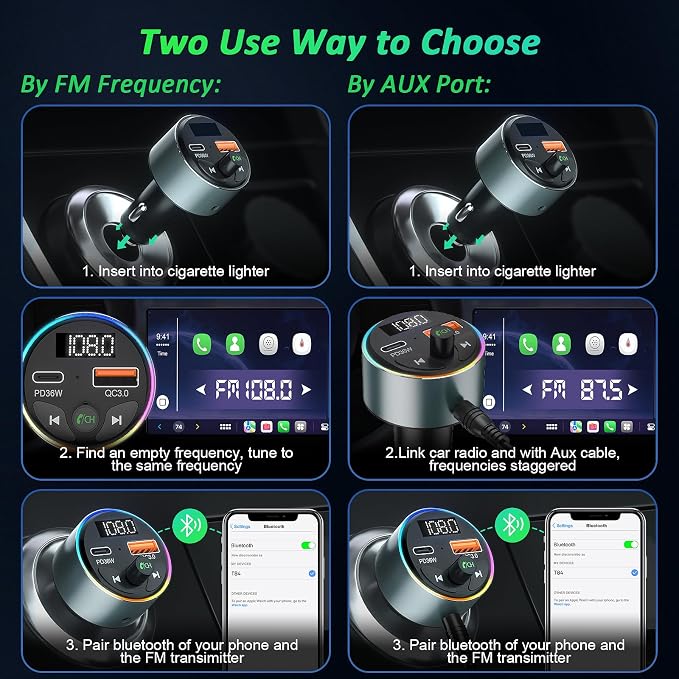FM Transmitter Bluetooth 5.3 - Image 7