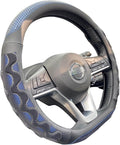 PINCTROT D Shaped 14 Inch Small Sized Steering Wheel Cover Great Grip by PINCTROT