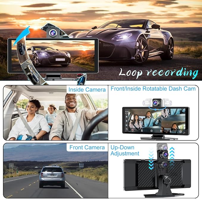 Carplay Screen for Car, 10.26" HD Car Stereo for Apple Carplay & Android Auto - Image 4