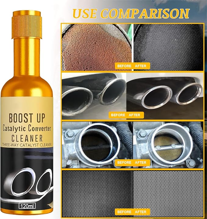 Catalytic Converter Cleaner, 120 ml Auto Parts Engine Cleaner, Exhaust System - Image 3