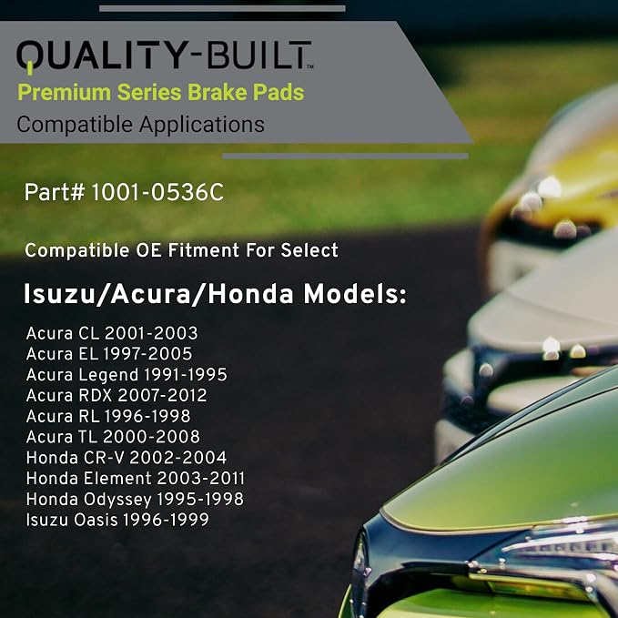 Premium Ceramic Rear Brake Pads Compatible - Image 3
