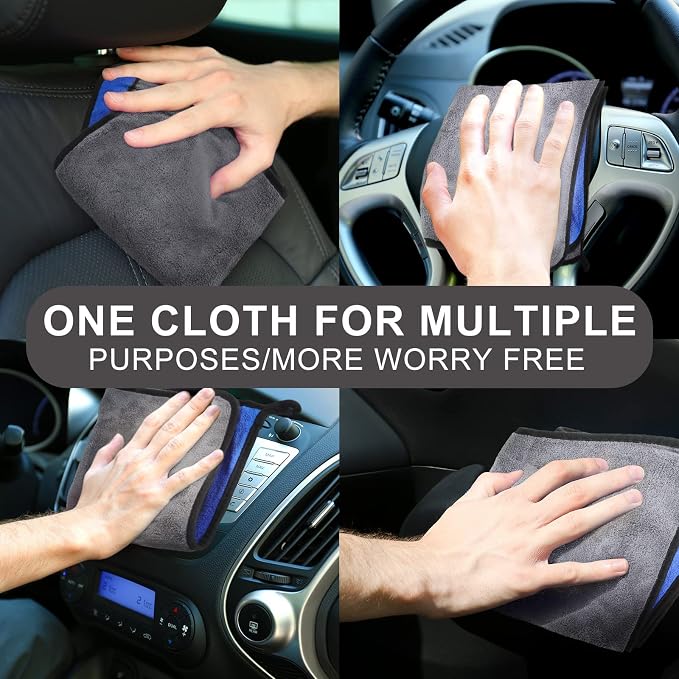 Nuenen 20 Count Microfiber Cleaning Towels - Image 5