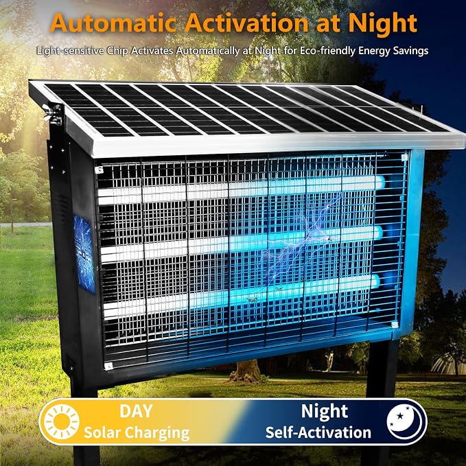 Powerful Super Large Solar Bug Zapper Outdoor - Image 5