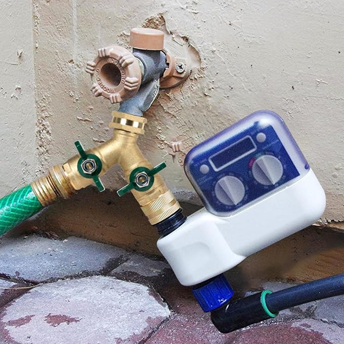 STYDDI Garden Hose Splitter Full Flow, Brass Heavy Duty Hose Splitter 2-Way - Image 6