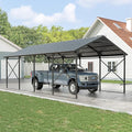 Kullavik 22x12x10 FT Metal Carport, Heavy Duty Carport Canopy by KULLAVIK