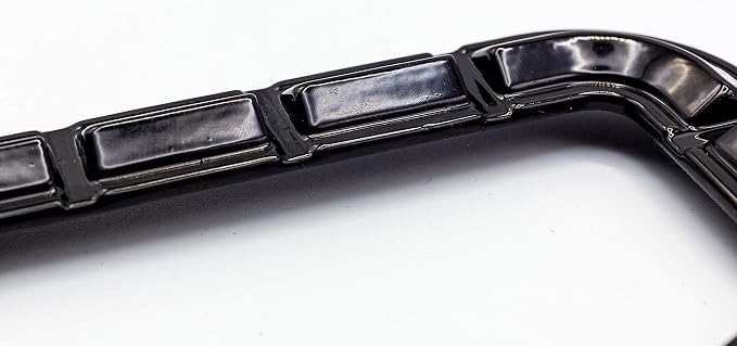Creathome 3D Brilliance Black License Plate Frames, Pure Zinc Alloy Metal - Image 8