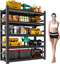 88" H Garage Shelving 5 Tier Storage Shelves Heavy Duty 3800LBS Adjustable by KILISTEELS