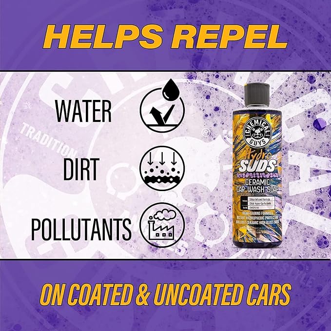 Chemical Guys CWS2121602 HydroSuds Ceramic SiO2 Shine High Foaming Car Wash Soap - Image 6