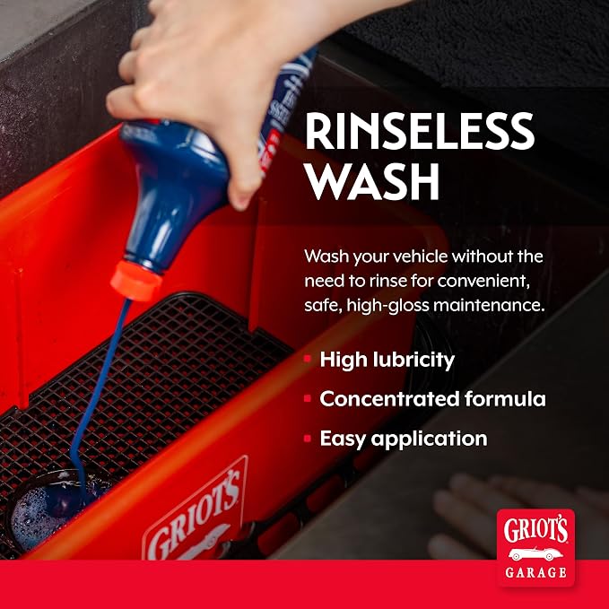 Griot's Garage Rinseless Wash for Car Cleaning and Detailing, No-Rinse Vehicle - Image 2