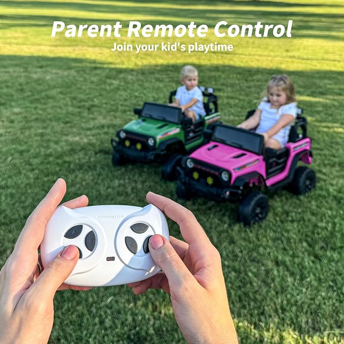 4WD Kids Ride on Car Truck, 12V 7Ah Kids Electric Vehicles Car Ride on Toy - Image 5